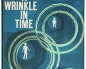 Original cover of A Wrinkle in Time, designed by Ellen Raskin, 1962.